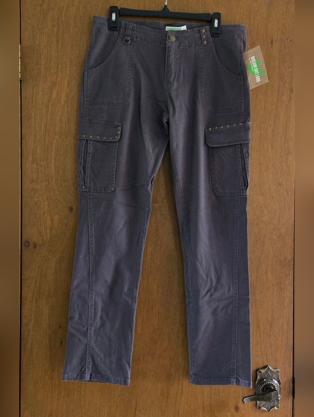 Selena Gomez Cargo Jeans - Charcoal